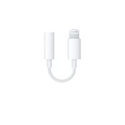 Apple Lightning To 3.5Mm Headphone Jack Adapter, White