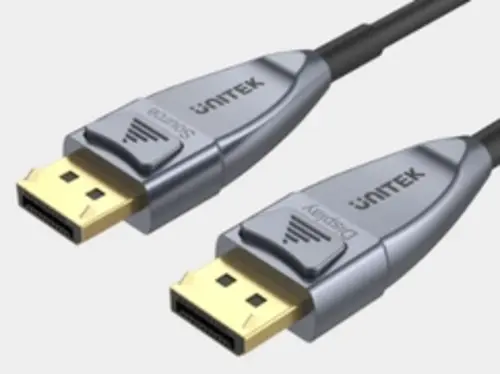 Unitek 10 Meter 8K Fiber Optic DisplayPort 1.4 Cable (8K @60Hz, 4K 144Hz, 1440p @240Hz)