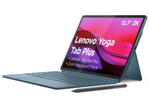 Lenovo Yoga Tab Plus | Premium AI-Powered Tablet- Tidal Teal (ZAEG0034AE) Share