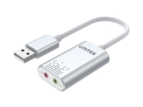 Unitek USB 2.0 External Sound Card Adapter for Stereo Audio