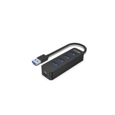 Unitek uHUB Q4 4 Ports Powered USB 3.0 Hub with USB-C Power Port