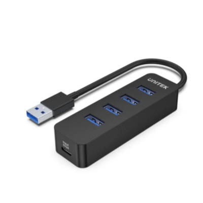 Unitek uHUB Q4 4 Ports Powered USB 3.0 Hub with USB-C Power Port