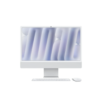 Apple iMac 24"- M4 chip with 8‑core CPU and 8‑core GPU, 16GB/256GB SSD with Retina 4.5K display - Silver - MWUC3AB/A