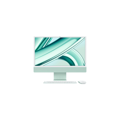 Apple iMac 24"- M3 chip with 8‑core CPU and 10‑core GPU, 8GB/256GB SSD with Retina 4.5K display - Green - MQRN3ZS/A (English)