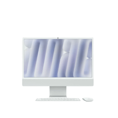 Apple iMac 24"- M4 chip with 8‑core CPU and 8‑core GPU, 16GB/256GB SSD with Retina 4.5K display - Silver - MWUC3AB/A