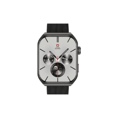 Swiss Military Alps 3 Smartwatch / with Gun Steel Strap Black