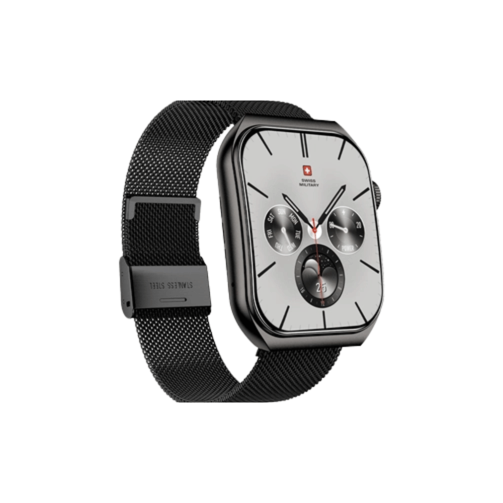 Swiss Military Alps 3 Smartwatch / with Gun Steel Strap Black - Image 2