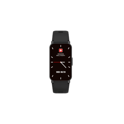 Swiss Military Band Black Silicon Strap