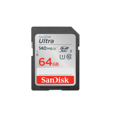 SanDisk Ultra SDHC Memory Card, 64GB Capacity, Up to 140MB/s
