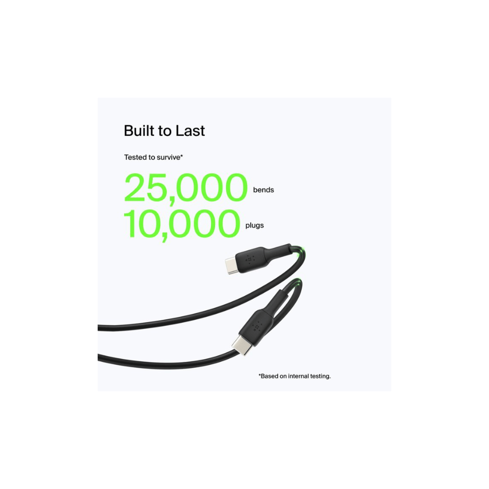 Belkin USB-C to USB-A Cable (1m / 3.3ft, Black) - Image 3