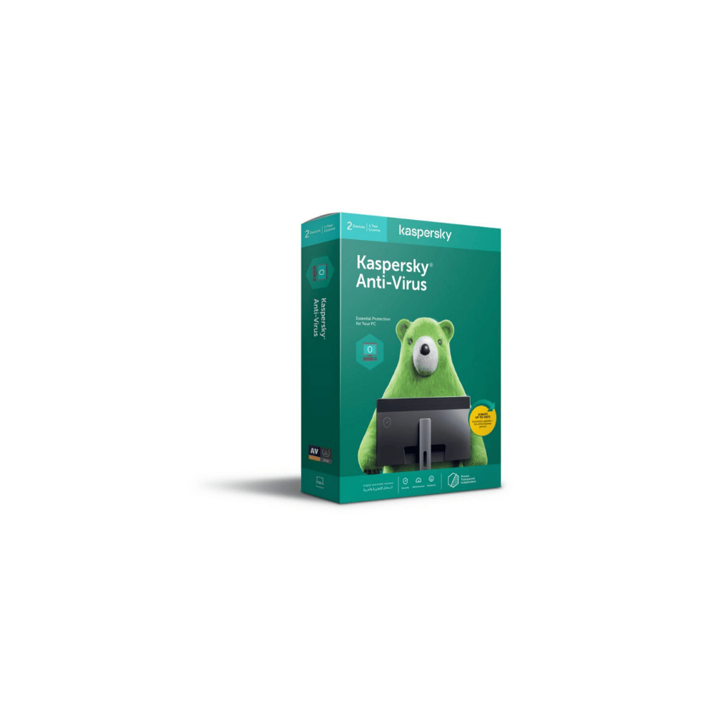 Kaspersky Antivirus Essential Protection 2PC – 1-Year License