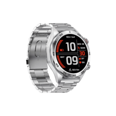 Xcell Smart Watch Silver Frame SilverSteel Strap