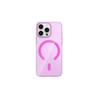 17Promax Pink Color Clear case Mag