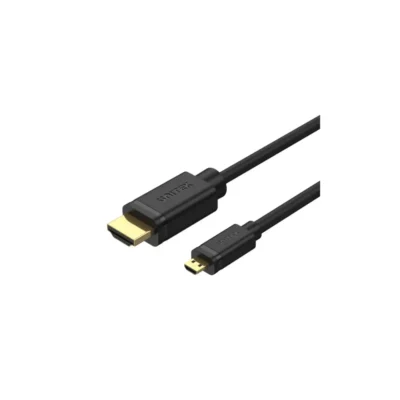 Unitek Micro HDMI to HDMI Cable 2 Meter 4K 60Hz connectors and cord